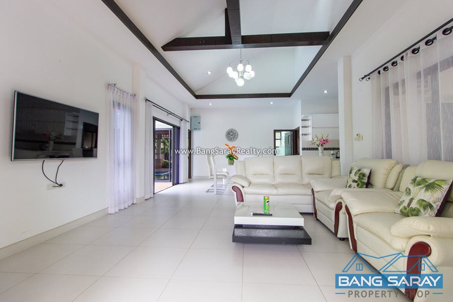 Single Story Pool Villa for Rent in Na Jomtien บ้าน  สำหรับเช่า