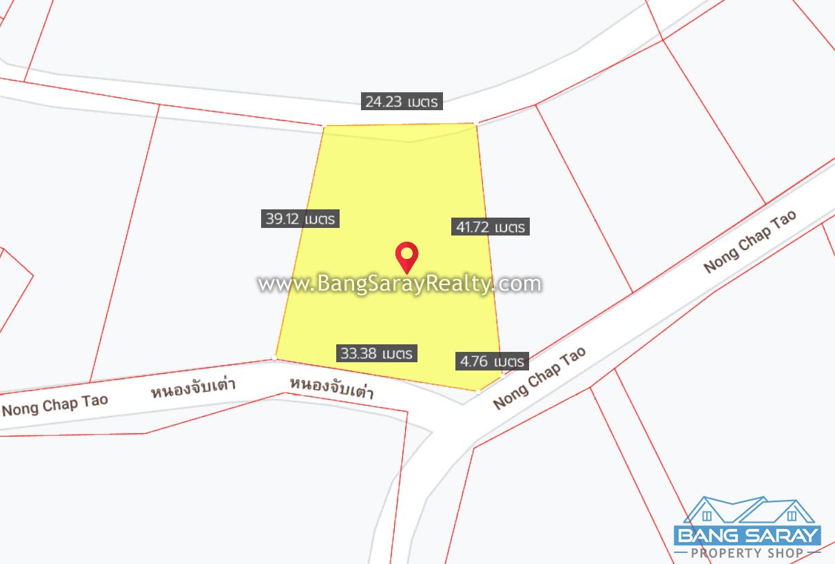 Lakefront Land for Sale 317 sqw, Near Khao Chee Chan ที่ดิน  สำหรับขาย