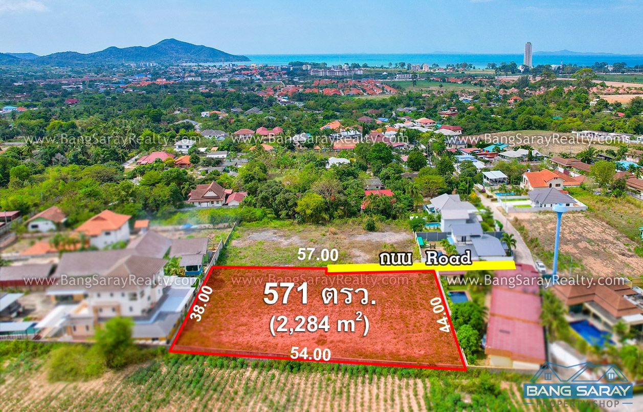 571 sqw. Plot of Land for Sale in Bang Saray Eastside ที่ดิน  สำหรับขาย