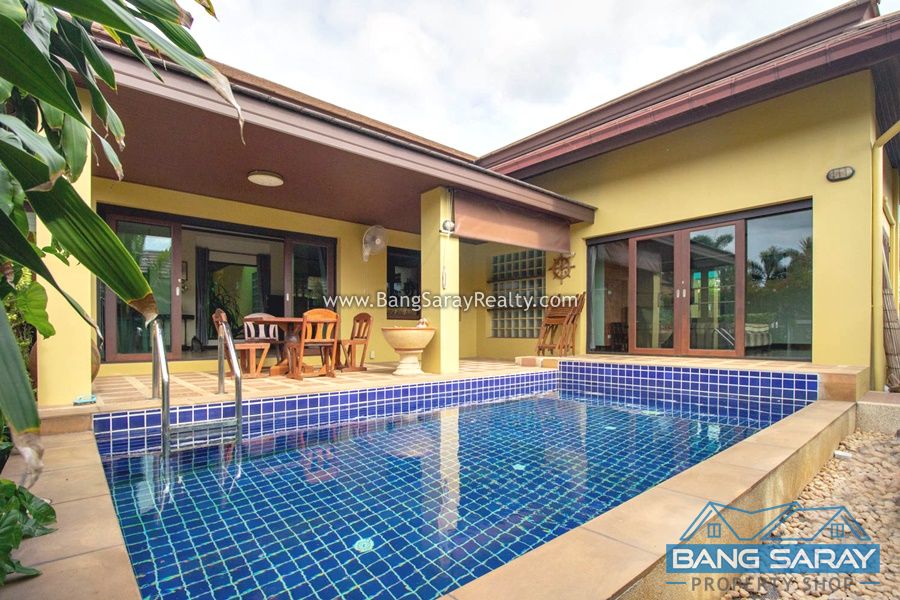 Pool villa bali style  for Rent in Bang Saray, Close to Beach บ้าน  สำหรับเช่า