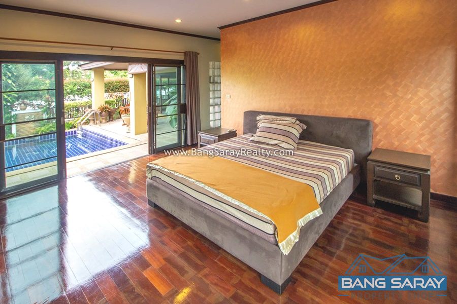 Pool villa bali style  for Rent in Bang Saray, Close to Beach บ้าน  สำหรับเช่า