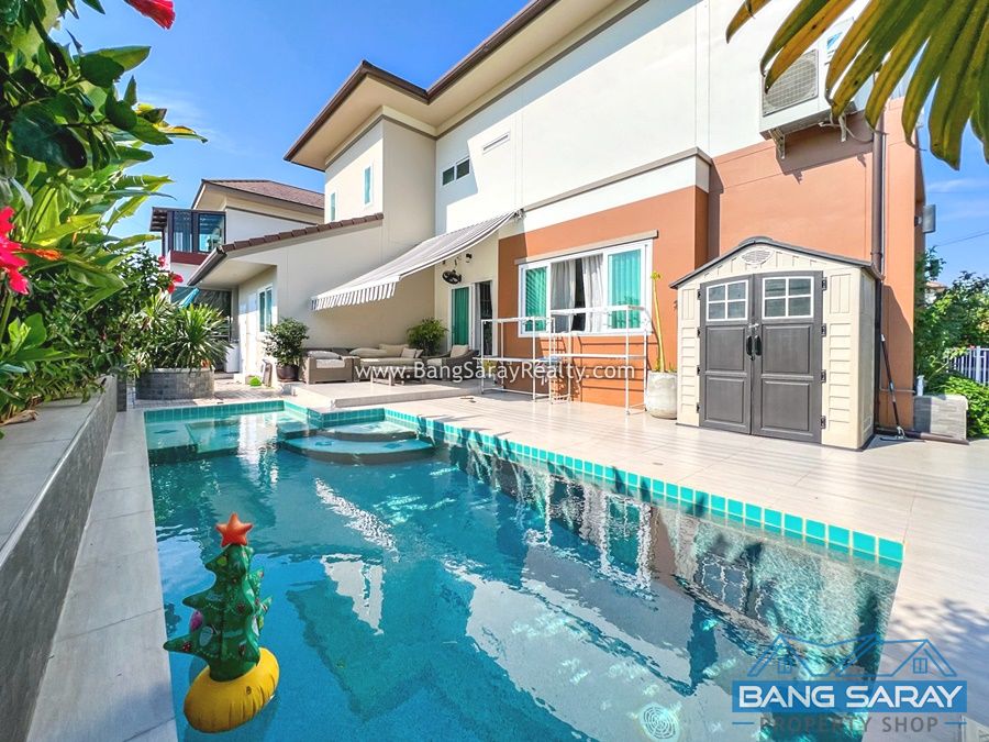 Two Story Pool Villa for Sale in Bang Saray บ้าน  สำหรับขาย