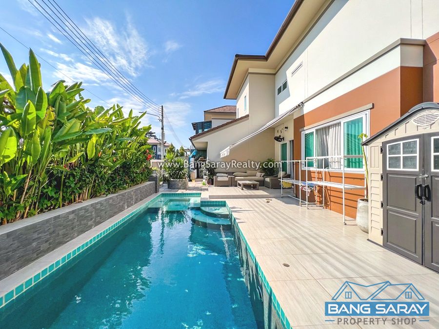 Two Story Pool Villa for Sale in Bang Saray บ้าน  สำหรับขาย