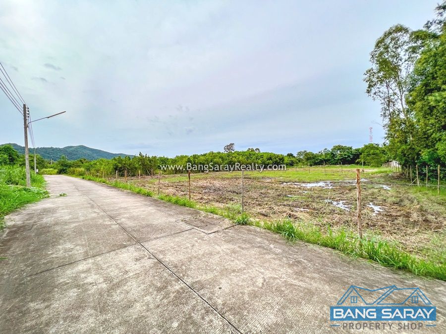 One Rai of Land for Sale in Bang Saray Beachside  ที่ดิน  สำหรับขาย