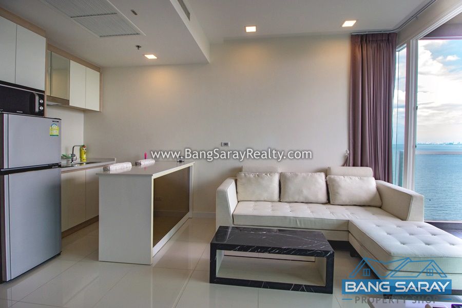 Beachfront Condo for Rent,  Bang Saray Sea Views คอนโด  สำหรับเช่า