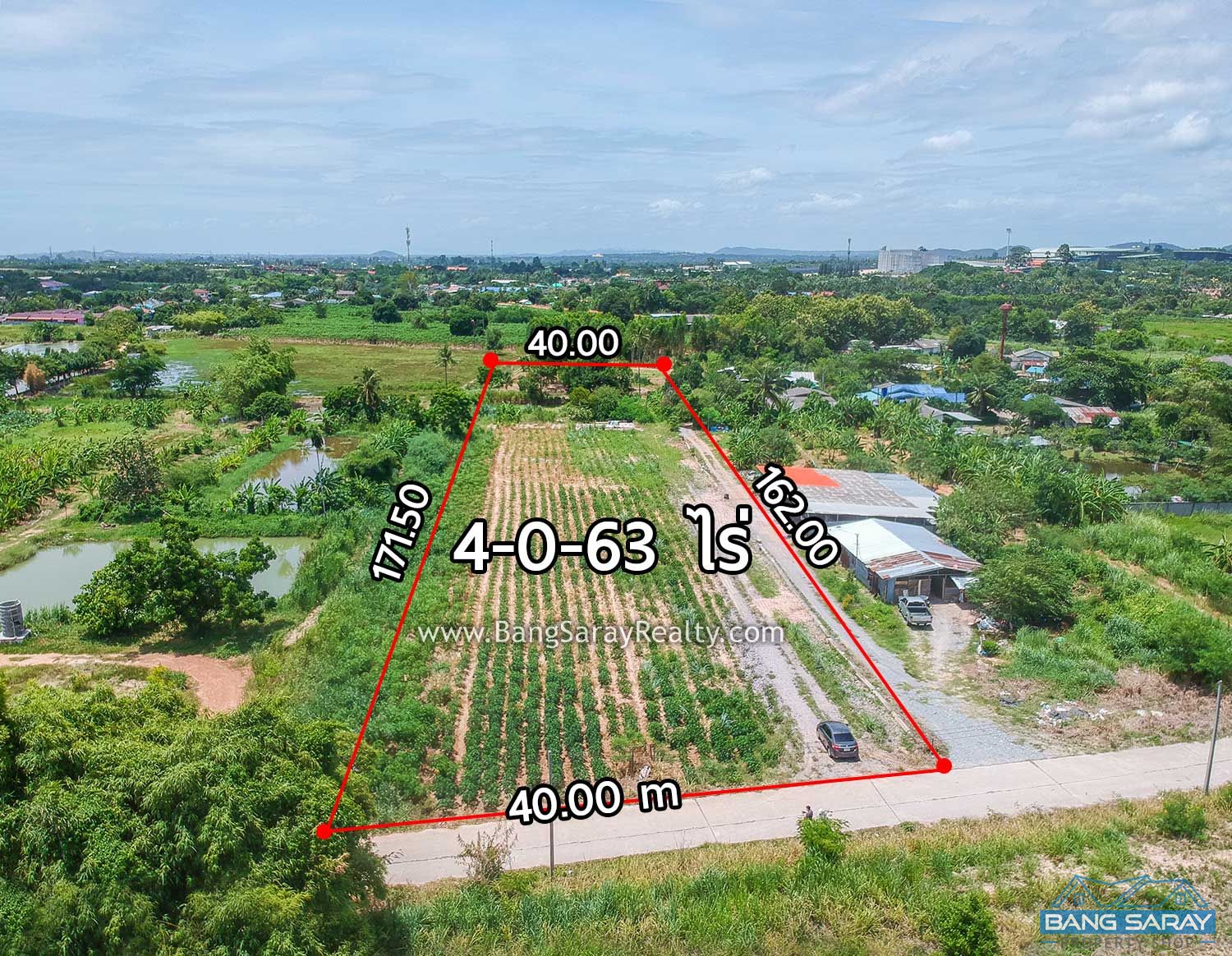 6,652 Sq.m. for Sale in Bang Saray Eastside  ที่ดิน  สำหรับขาย