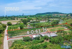 ขายที่ดินบางเสร่ 4 ไร่ 63 ตรว วิวภูเขา ใกล้ห้วยตู้ - ที่ดินสำหรับขายในบางเสร่, นาจอมเทียน