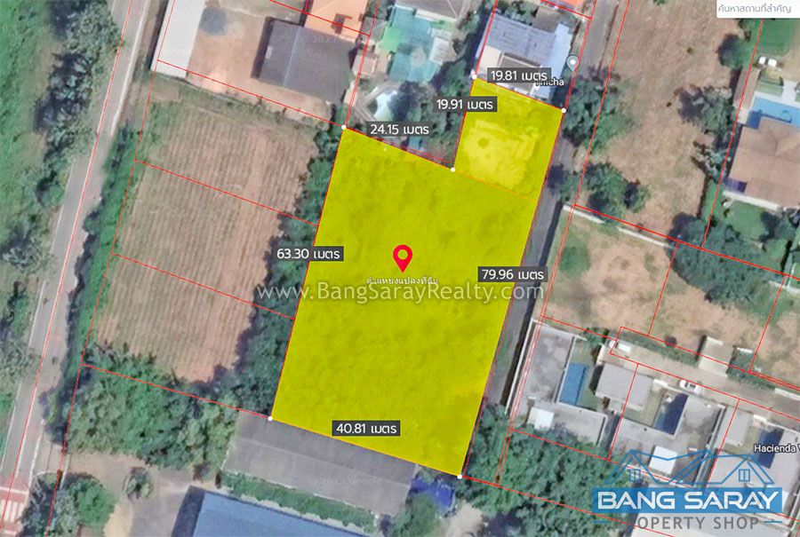 Land for Sale in Mabprachan Lake ที่ดิน  สำหรับขาย