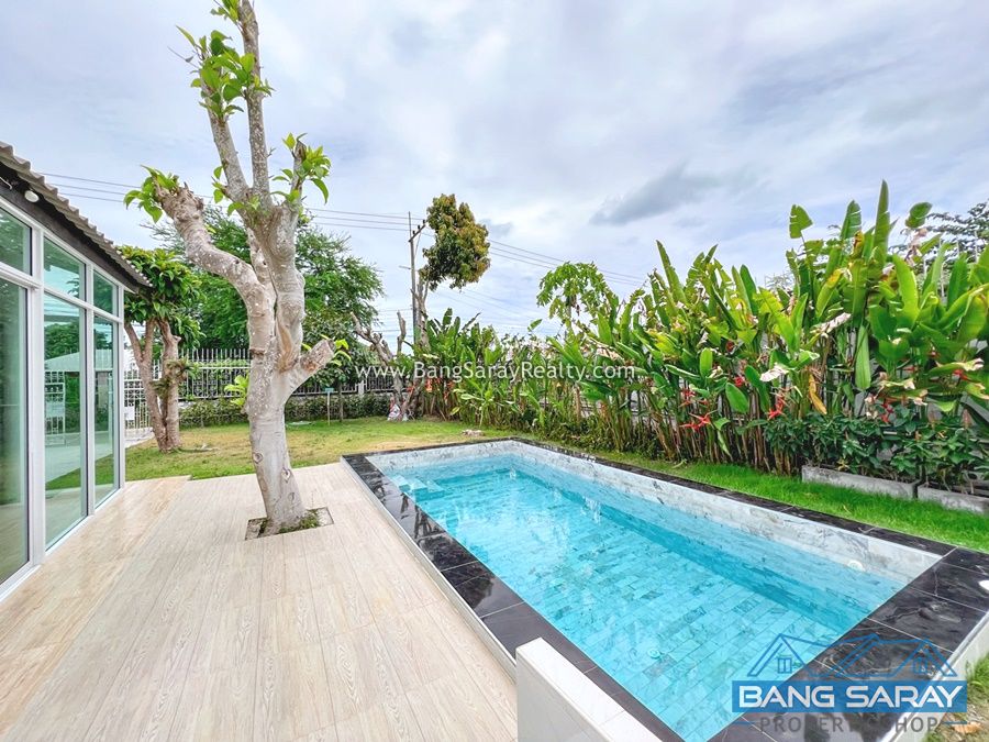 Private Pool Villa in Bang Saray Beachside for Sale & Rent บ้าน  สำหรับขายและให้เช่า