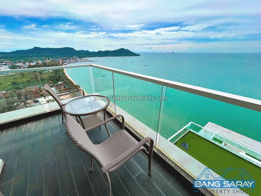 Beachfront Corner Condo for Rent, Sea Views คอนโด  สำหรับเช่า