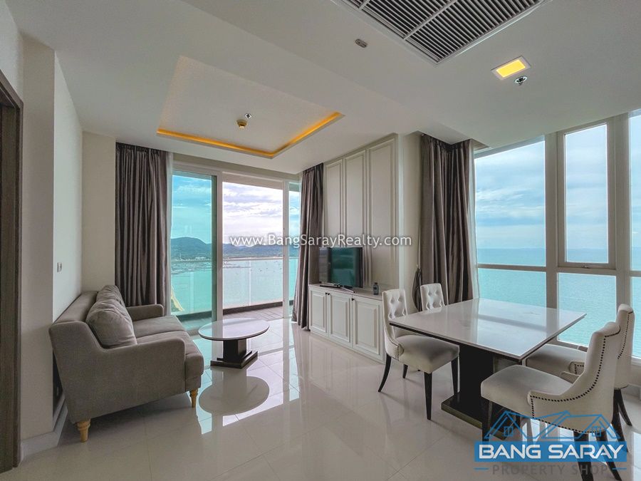 Beachfront Corner Condo for Rent, Sea Views คอนโด  สำหรับเช่า