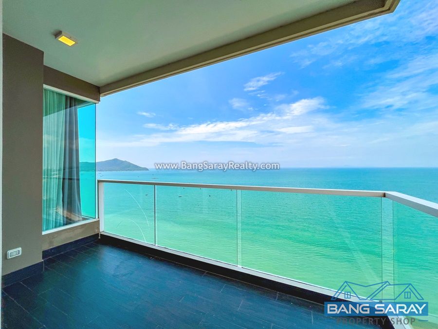 Beachfront Bang Saray Condo for Sale, Corner unit. คอนโด  สำหรับขาย