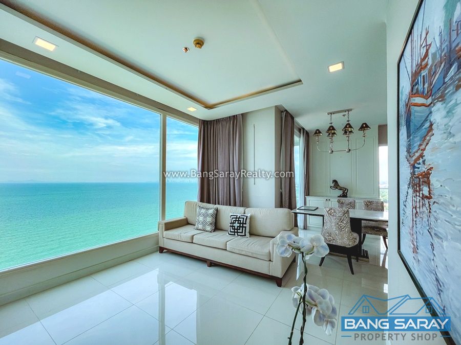 Beachfront Bang Saray Condo for Sale, Corner unit. คอนโด  สำหรับขาย