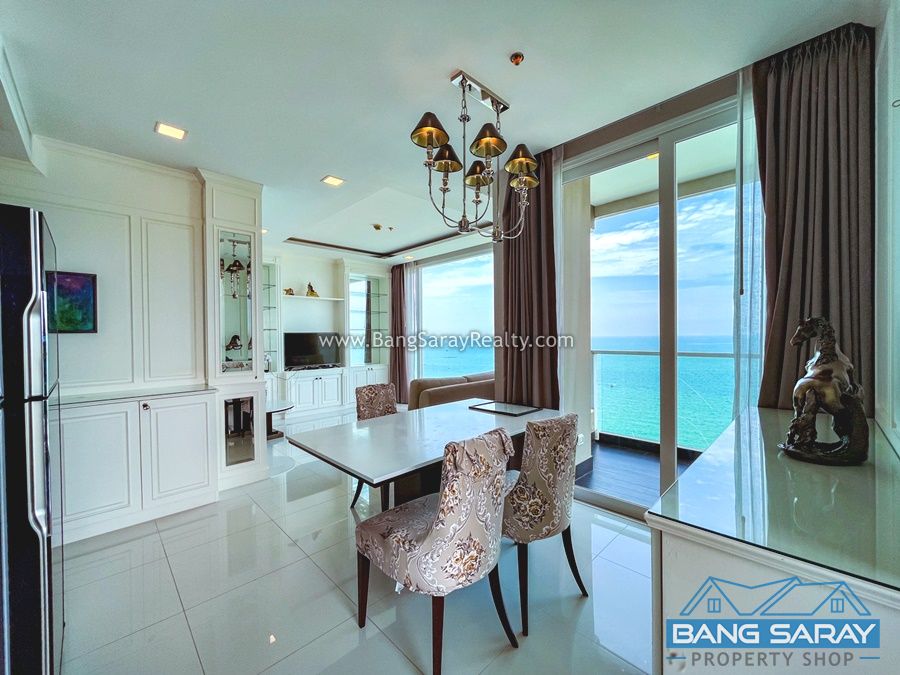 Beachfront Bang Saray Condo for Sale, Corner unit. คอนโด  สำหรับขาย