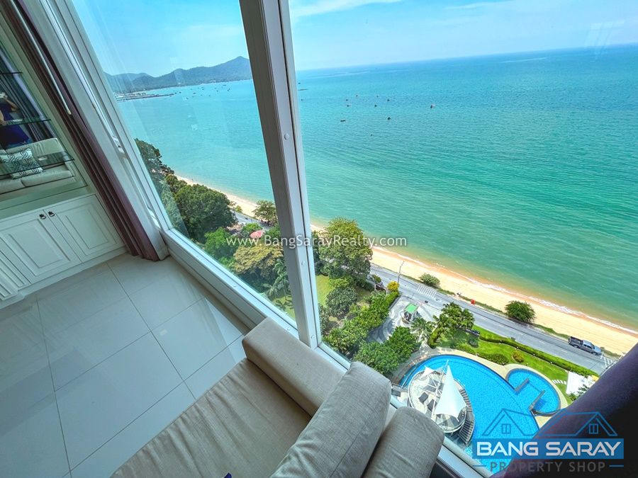 Beachfront Bang Saray Condo for Sale, Corner unit. คอนโด  สำหรับขาย