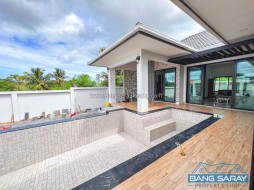 Pool Villa สร้างใหม่ ใกล้แหล่งท่องเที่ยว - 3 ห้องนอนบ้านสำหรับขายในบางเสร่, นาจอมเทียน