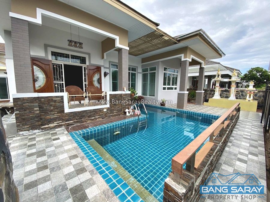 Detached House in Bang Saray, Corner plot บ้าน  สำหรับขาย