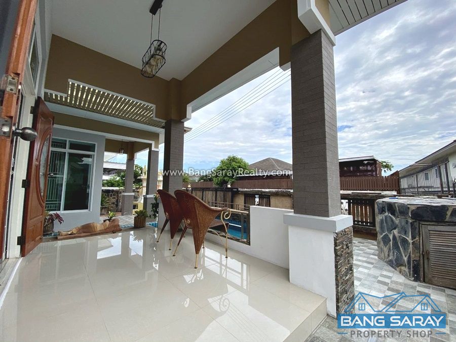 Detached House in Bang Saray, Corner plot บ้าน  สำหรับขาย