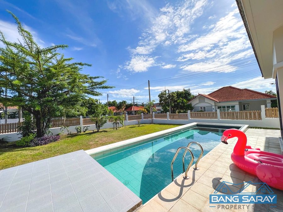 Pool villa for Sale in Bang Saray. Selling with yearly tenant. บ้าน  สำหรับขาย