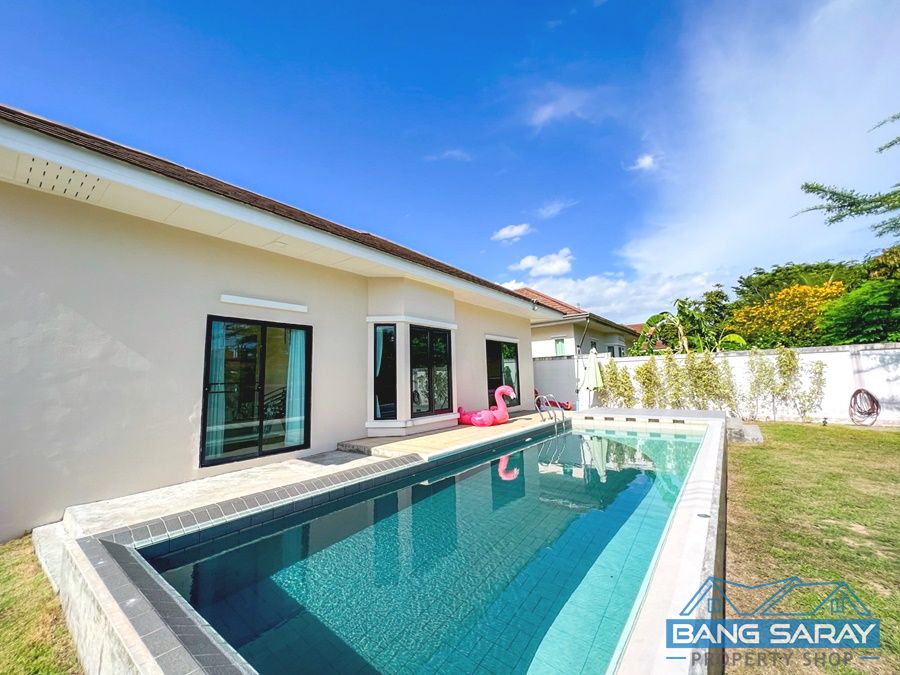 Pool villa for Sale in Bang Saray. Selling with yearly tenant. บ้าน  สำหรับขาย