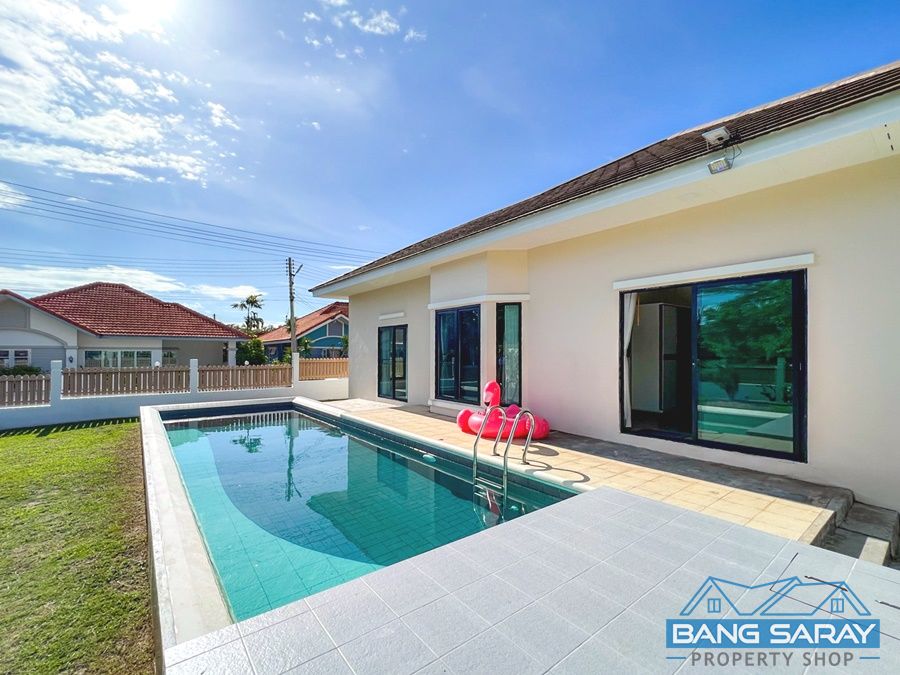 Pool villa for Sale in Bang Saray. Selling with yearly tenant. บ้าน  สำหรับขาย