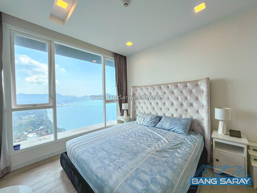 Beachfront Bang Saray Condo for Rent, Sea Views Fl 29 คอนโด  สำหรับเช่า