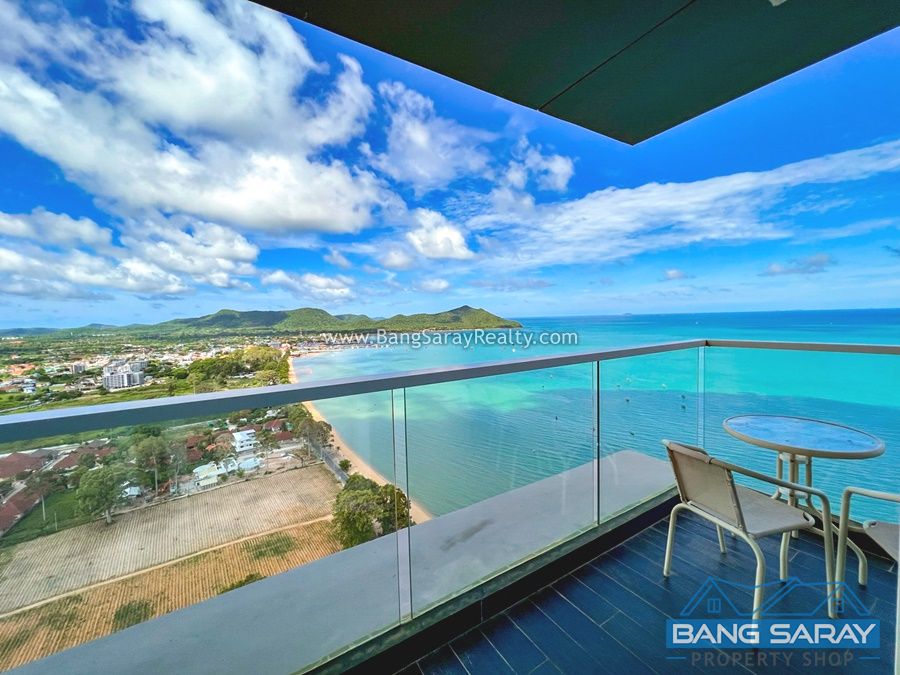 Beachfront Corner Condo for Rent, Sea Views Fl.30 คอนโด  สำหรับเช่า