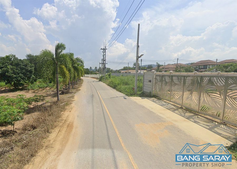 Land for Sale in Bang Saray Only 4 km. to the Beach. ที่ดิน  สำหรับขาย