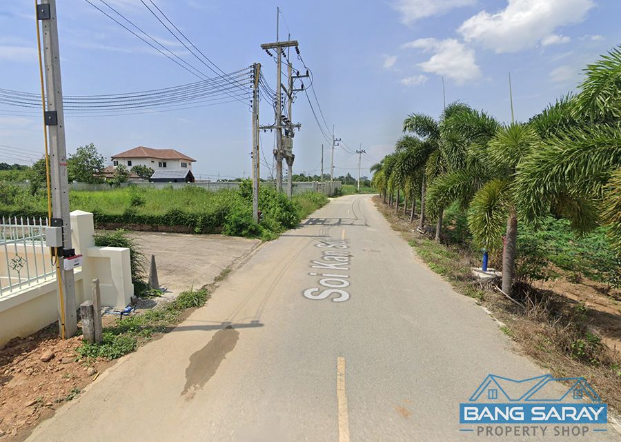 Land for Sale in Bang Saray Only 4 km. to the Beach. ที่ดิน  สำหรับขาย