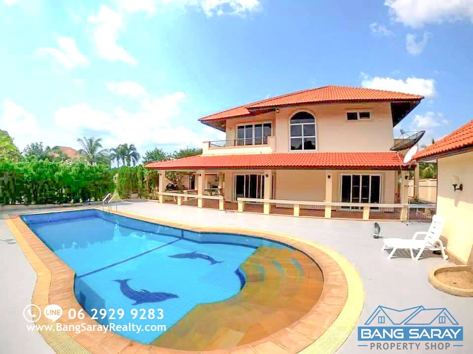 Two Story Pool Villa in Bang Saray for sale, mountain view บ้าน  สำหรับขาย