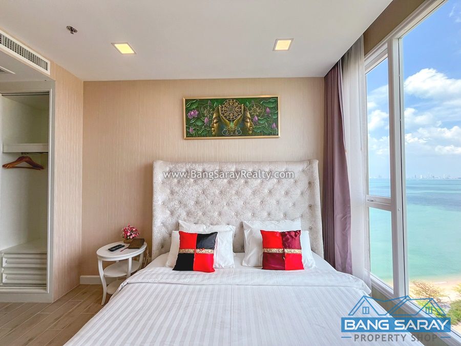Beach front condo for Rent in Bang Saray Fl.14 คอนโด  สำหรับเช่า