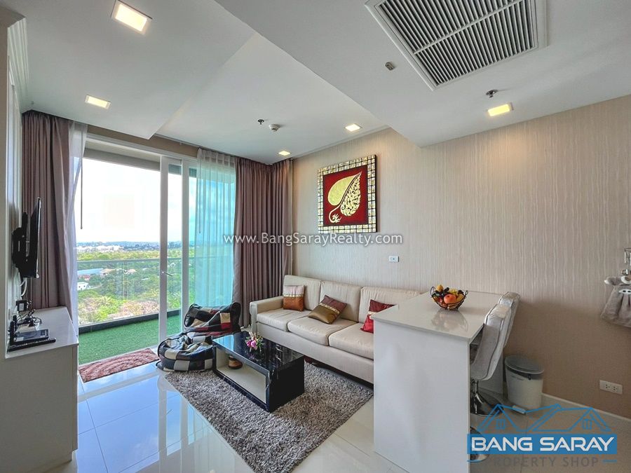 Beach front condo for Rent in Bang Saray Fl.14 คอนโด  สำหรับเช่า