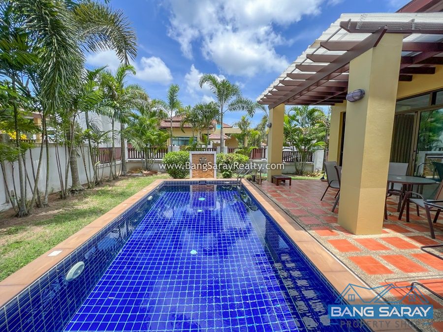 Pool House for Rent in Eastside Bang Saray บ้าน  สำหรับเช่า