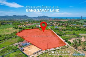 ขายที่ดิน 11 ไร่ บางเสร่ ติดถนนหน้ากว้าง มีวิวภูเขาล้อมรอบ - ที่ดินสำหรับขายในบางเสร่, นาจอมเทียน