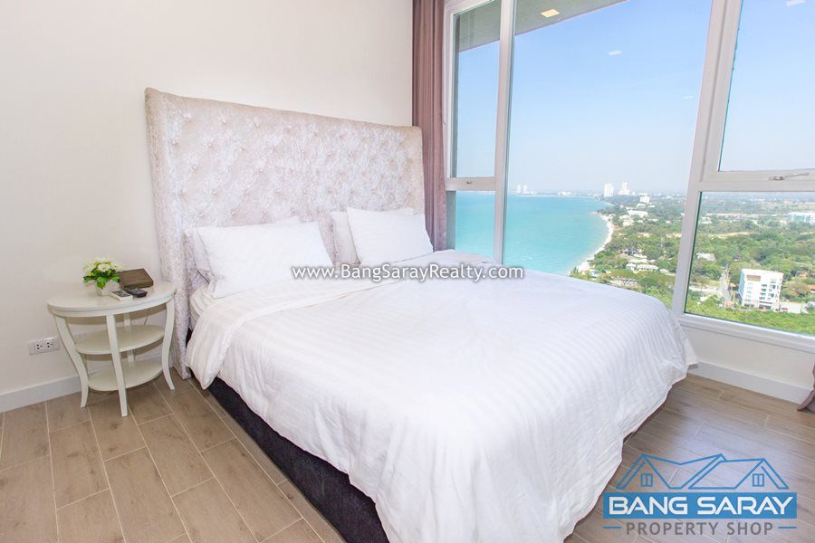 Beach front condo for rent in Bang Saray (Pattaya side) คอนโด  สำหรับเช่า