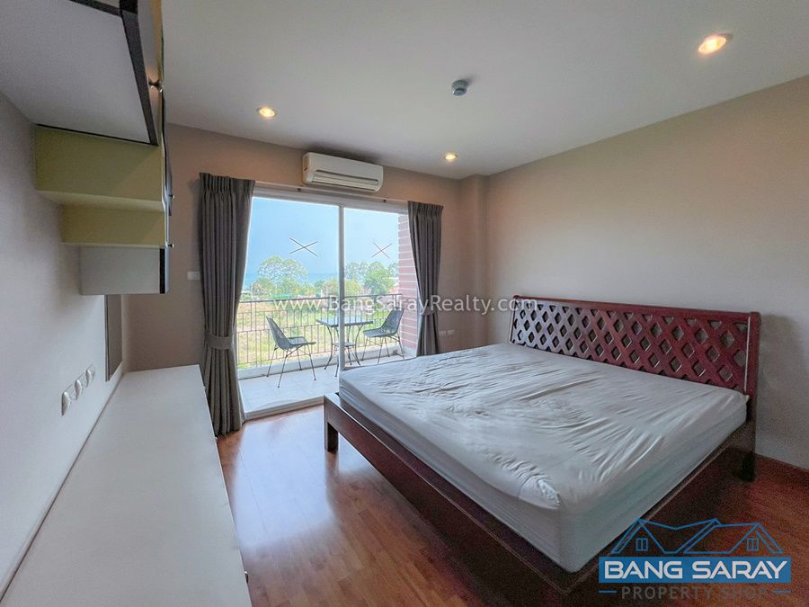 Sea Views Condo for Rent in Bang Saray, Only 250m. to Beach คอนโด  สำหรับเช่า