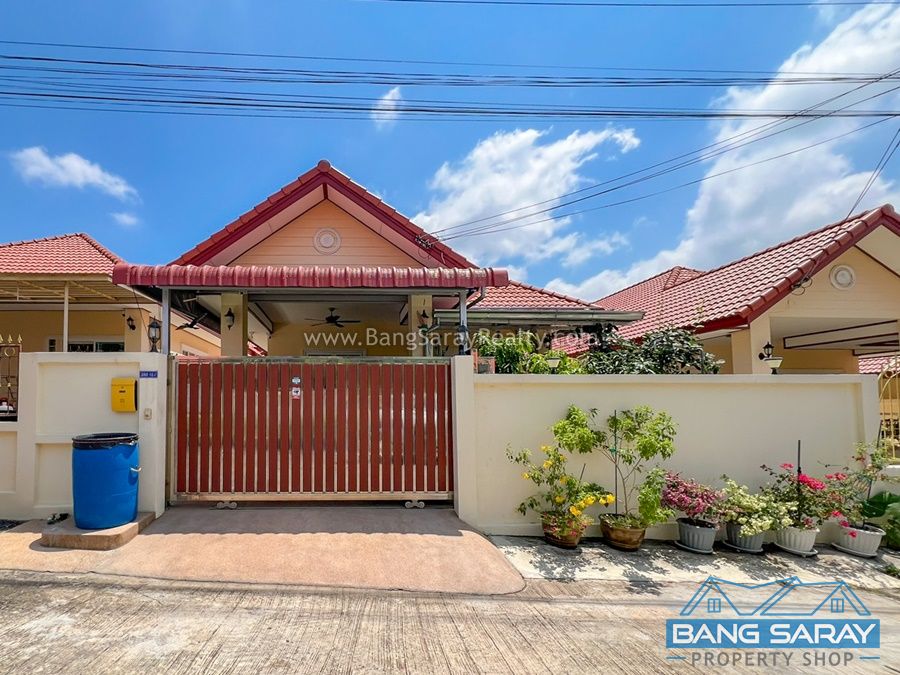 Single story House for Sale in Bang Saray 332 Road บ้าน  สำหรับขาย