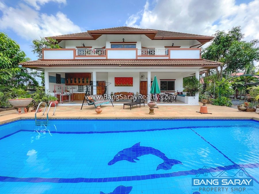Two story Pool Villa House for Sale in Bang Saray บ้าน  สำหรับขาย