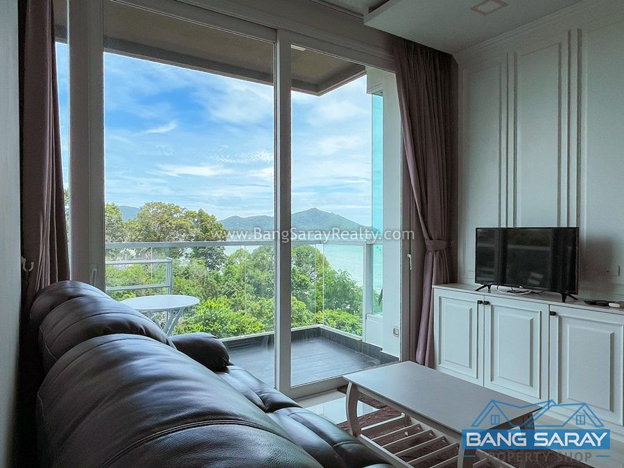 Beach front with sea view condo for rent คอนโด  สำหรับเช่า