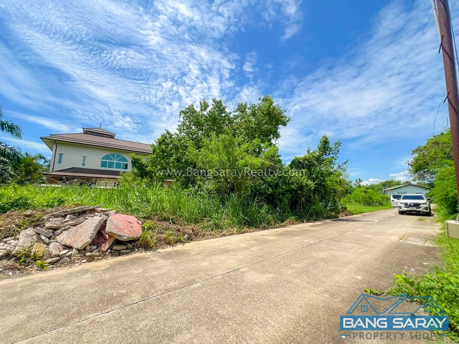 Land plot 392 m2 Bang Saray Beachside for Sale ที่ดิน  สำหรับขาย