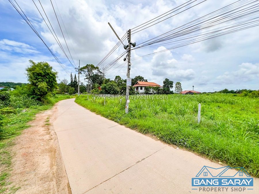 241 & 242 sqw of Land for sale,  3km from Bang Saray Beach ที่ดิน  สำหรับขาย