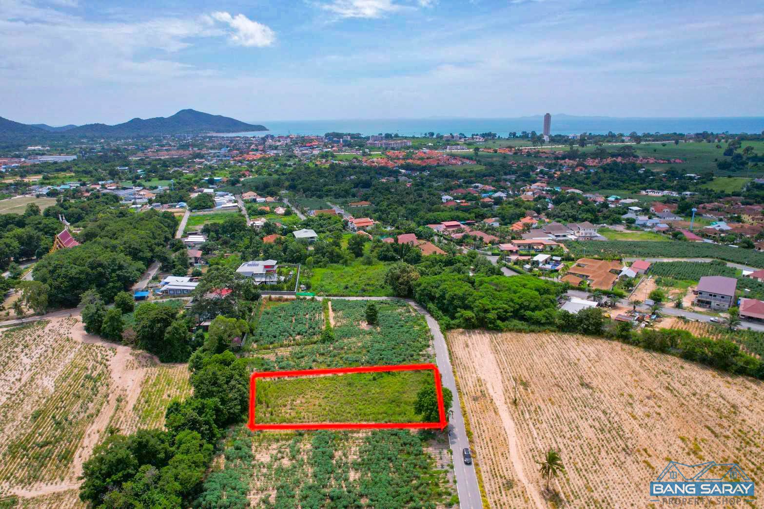 One rai of Land for Sale in Bang Saray Eastside (Sukhumvit side) ที่ดิน  สำหรับขาย