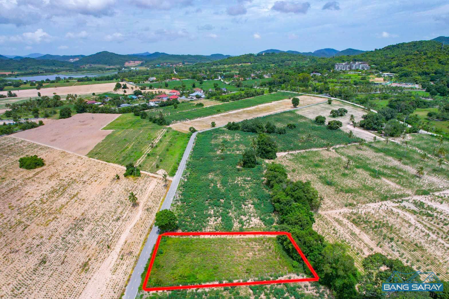 One rai of Land for Sale in Bang Saray Eastside (Sukhumvit side) ที่ดิน  สำหรับขาย