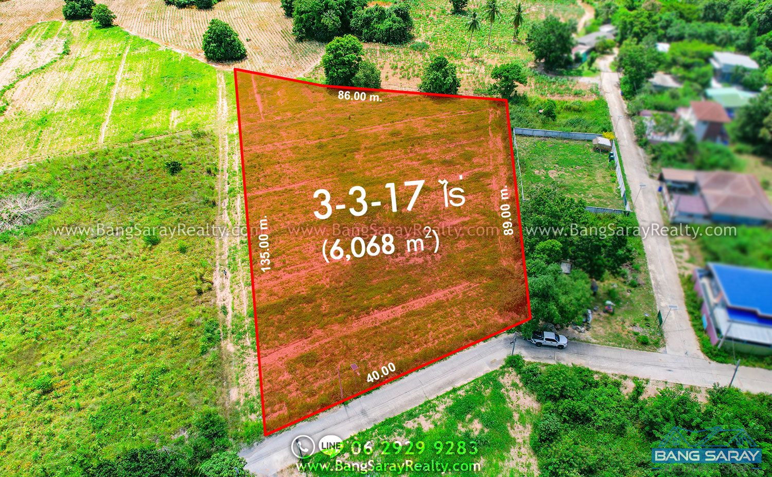 3 Rai 317 Sqw of Land for Sale in Bang Saray, Mountain view. ที่ดิน  สำหรับขาย