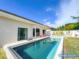 Pool Villa หลังมุม บางเสร่ ติดถนนสุขุมวิท - 3 ห้องนอนบ้านสำหรับเช่าในบางเสร่, นาจอมเทียน