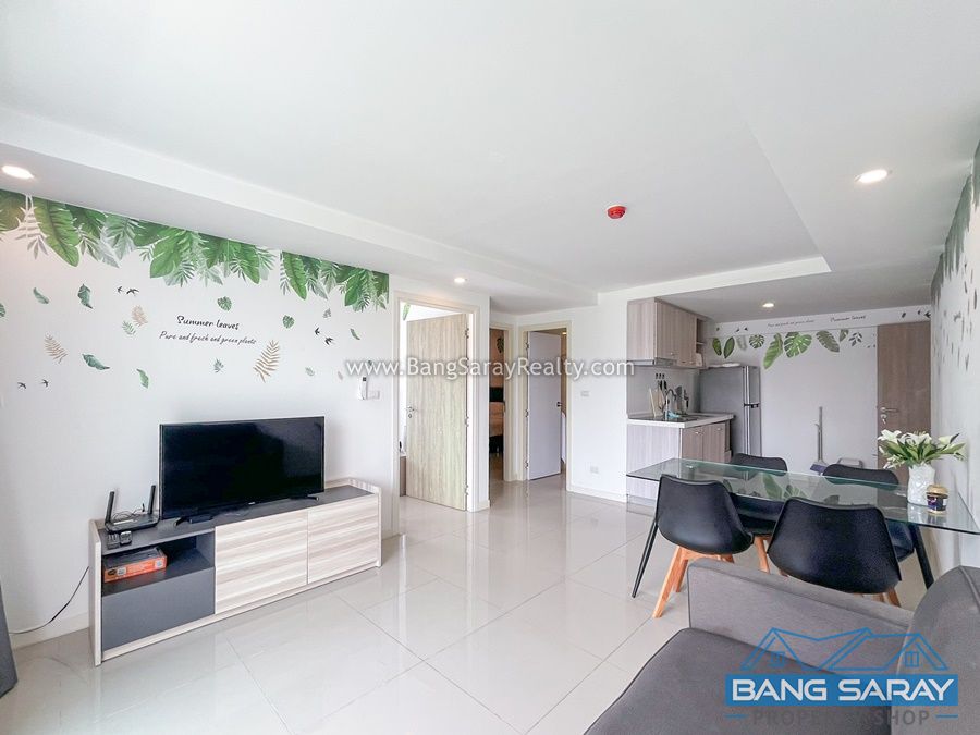 Two bed condo for rent at Sea Saran Beachside Bang Saray คอนโด  สำหรับเช่า