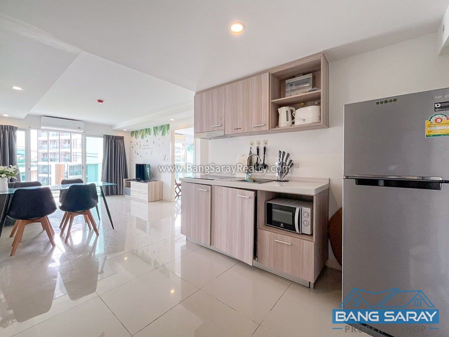 Two bed condo for rent at Sea Saran Beachside Bang Saray คอนโด  สำหรับเช่า