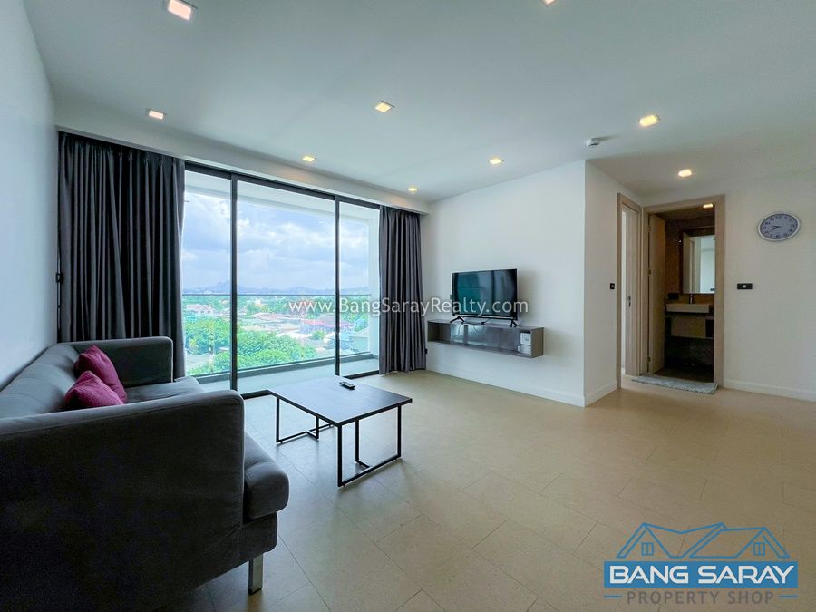 Two Bed Condo for Rent in Bang Saray, 100m. to beach คอนโด  สำหรับเช่า