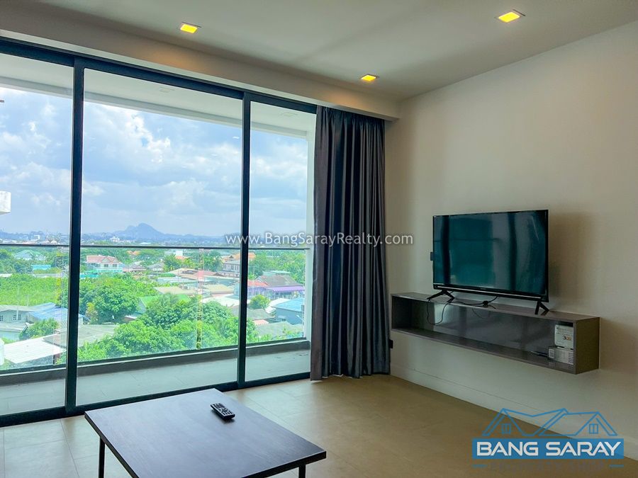 Two Bed Condo for Rent in Bang Saray, 100m. to beach คอนโด  สำหรับเช่า