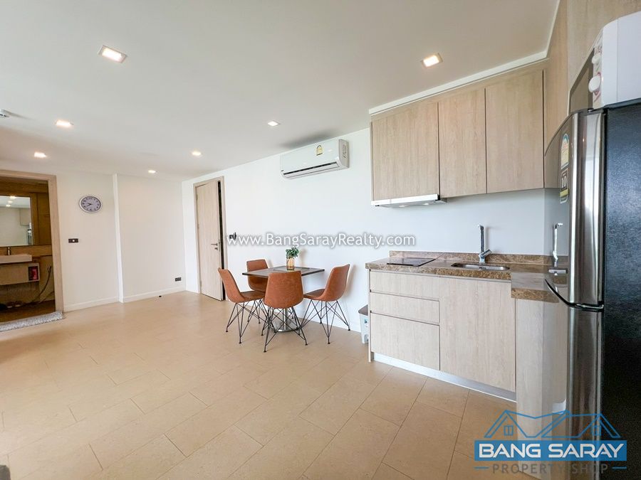 Two Bed Condo for Rent in Bang Saray, 100m. to beach คอนโด  สำหรับเช่า